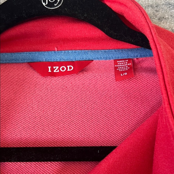 Red Quarter-Zip Pullover - Picture 3 of 3